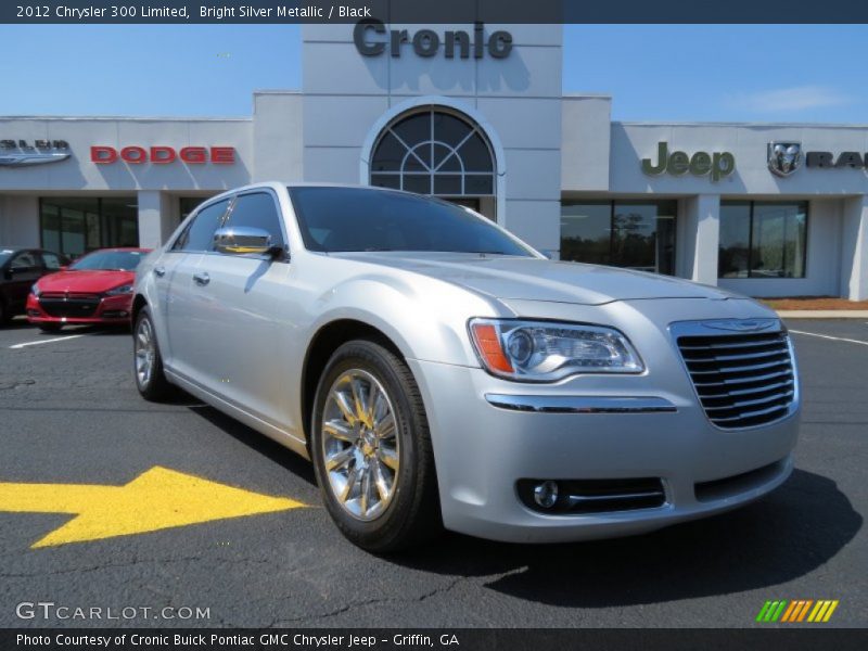 Bright Silver Metallic / Black 2012 Chrysler 300 Limited