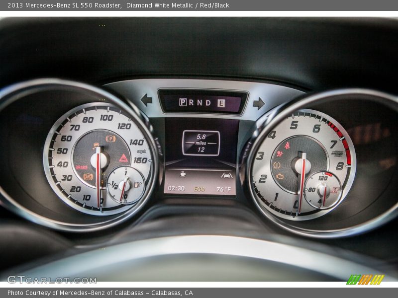  2013 SL 550 Roadster 550 Roadster Gauges