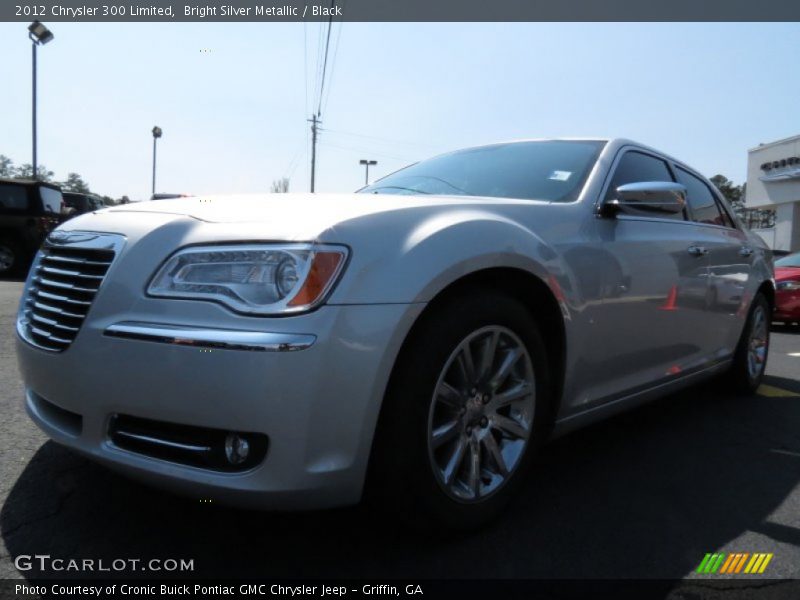 Bright Silver Metallic / Black 2012 Chrysler 300 Limited