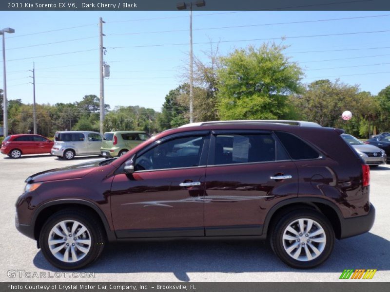 Dark Cherry / Black 2011 Kia Sorento EX V6