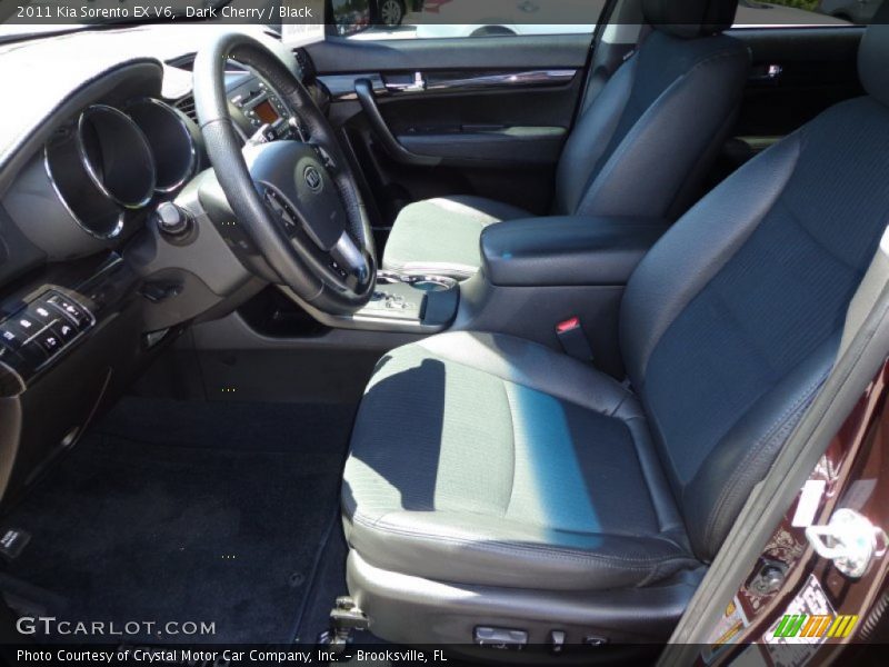Dark Cherry / Black 2011 Kia Sorento EX V6