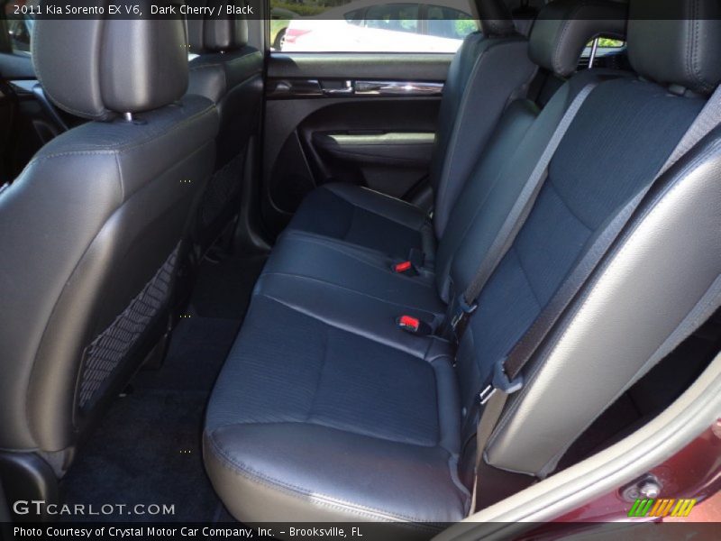 Dark Cherry / Black 2011 Kia Sorento EX V6