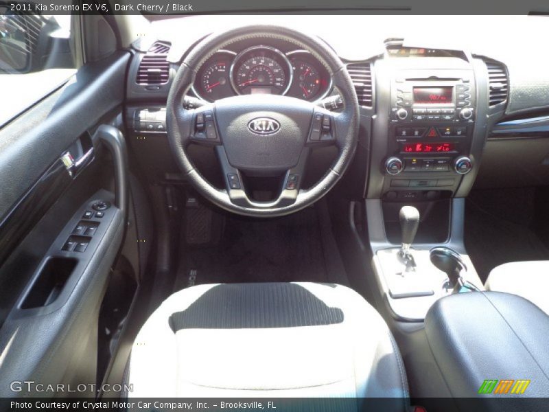 Dark Cherry / Black 2011 Kia Sorento EX V6