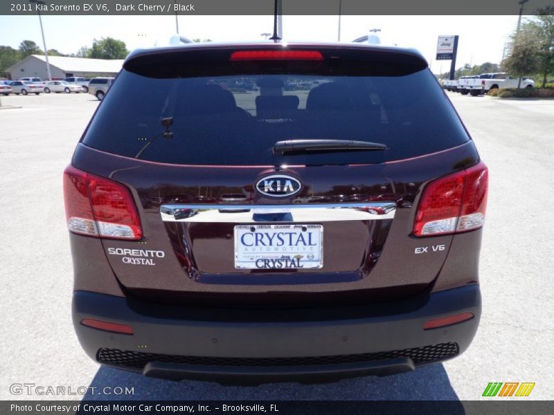 Dark Cherry / Black 2011 Kia Sorento EX V6