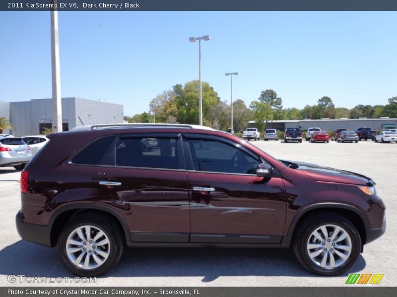 Dark Cherry / Black 2011 Kia Sorento EX V6