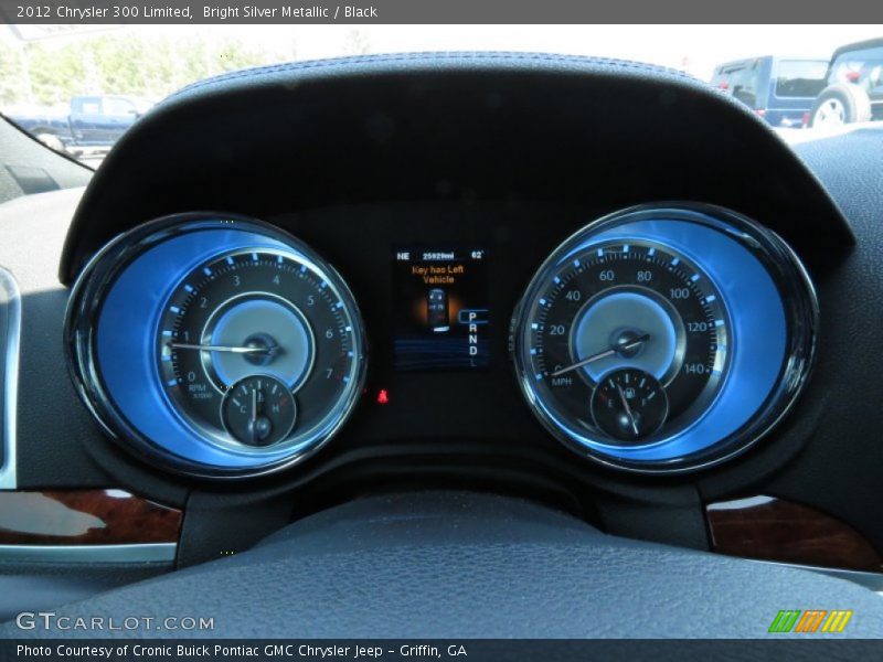 Bright Silver Metallic / Black 2012 Chrysler 300 Limited