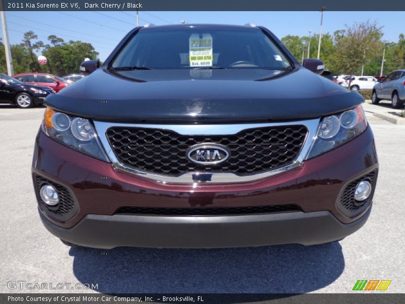 Dark Cherry / Black 2011 Kia Sorento EX V6