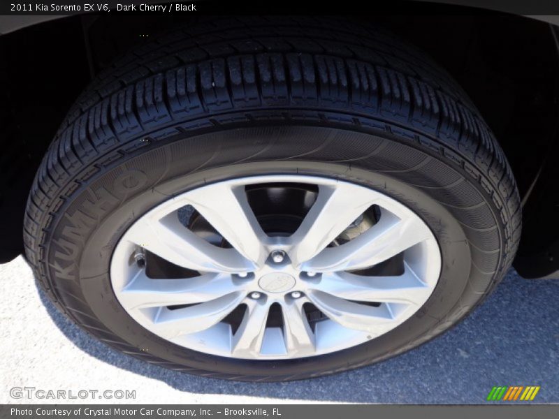 Dark Cherry / Black 2011 Kia Sorento EX V6