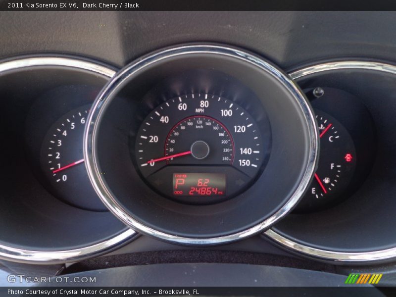 Dark Cherry / Black 2011 Kia Sorento EX V6