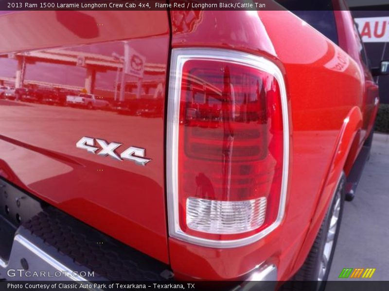 Flame Red / Longhorn Black/Cattle Tan 2013 Ram 1500 Laramie Longhorn Crew Cab 4x4