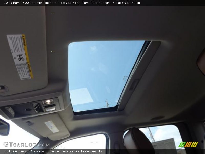 Flame Red / Longhorn Black/Cattle Tan 2013 Ram 1500 Laramie Longhorn Crew Cab 4x4