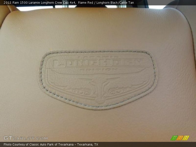 Flame Red / Longhorn Black/Cattle Tan 2013 Ram 1500 Laramie Longhorn Crew Cab 4x4