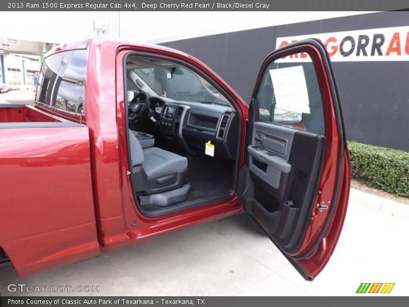 Deep Cherry Red Pearl / Black/Diesel Gray 2013 Ram 1500 Express Regular Cab 4x4