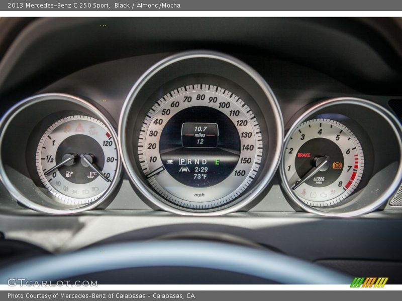 Black / Almond/Mocha 2013 Mercedes-Benz C 250 Sport