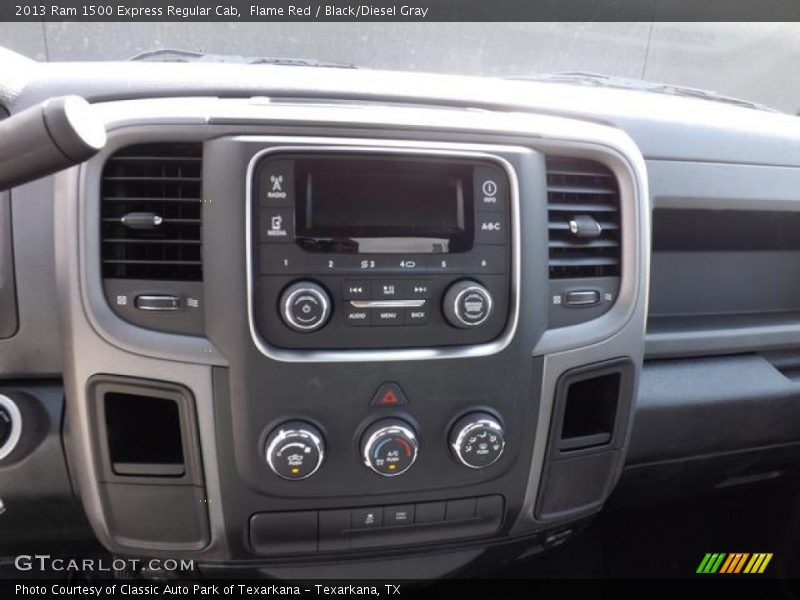 Flame Red / Black/Diesel Gray 2013 Ram 1500 Express Regular Cab