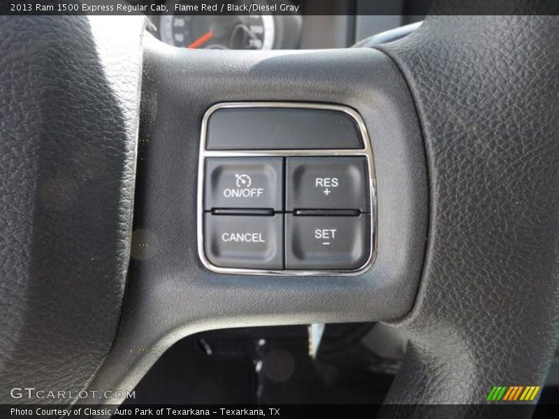 Flame Red / Black/Diesel Gray 2013 Ram 1500 Express Regular Cab