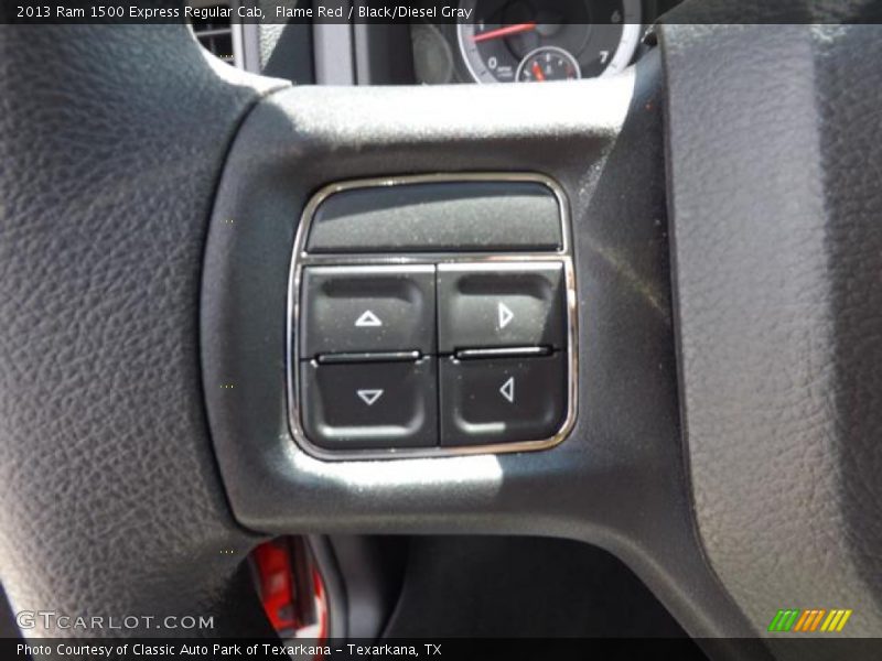 Flame Red / Black/Diesel Gray 2013 Ram 1500 Express Regular Cab