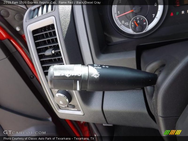Flame Red / Black/Diesel Gray 2013 Ram 1500 Express Regular Cab