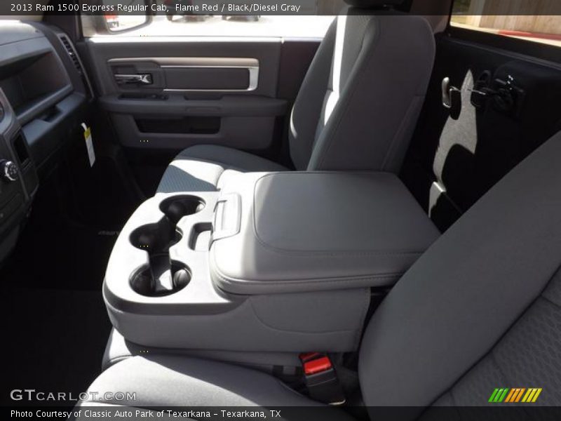Flame Red / Black/Diesel Gray 2013 Ram 1500 Express Regular Cab