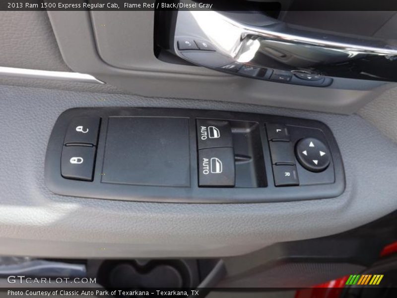 Flame Red / Black/Diesel Gray 2013 Ram 1500 Express Regular Cab