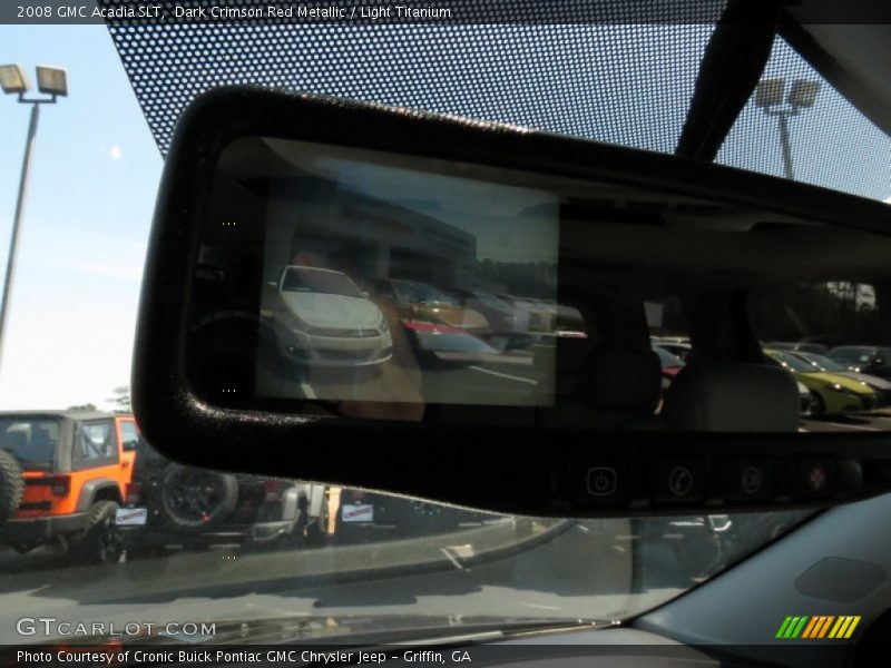 Dark Crimson Red Metallic / Light Titanium 2008 GMC Acadia SLT