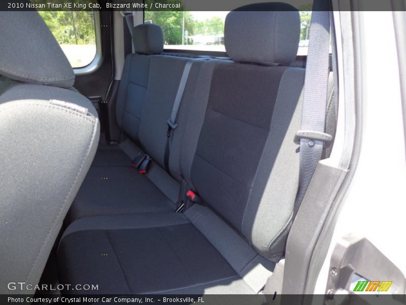 Blizzard White / Charcoal 2010 Nissan Titan XE King Cab