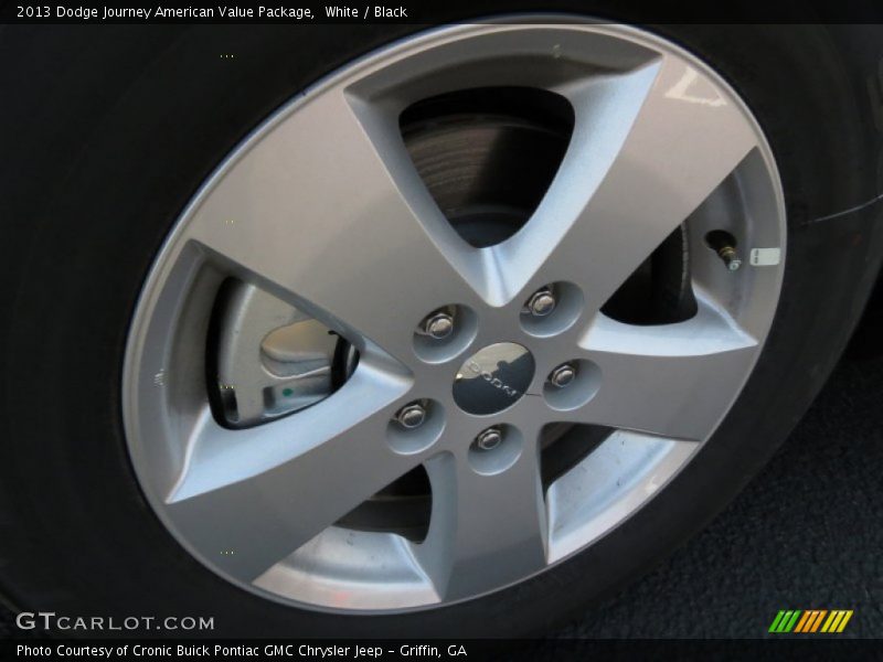 White / Black 2013 Dodge Journey American Value Package