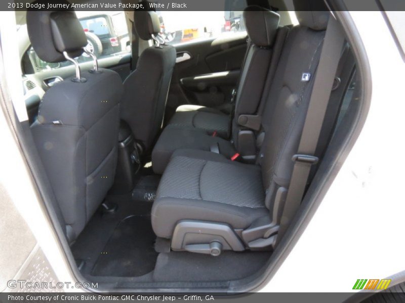 White / Black 2013 Dodge Journey American Value Package