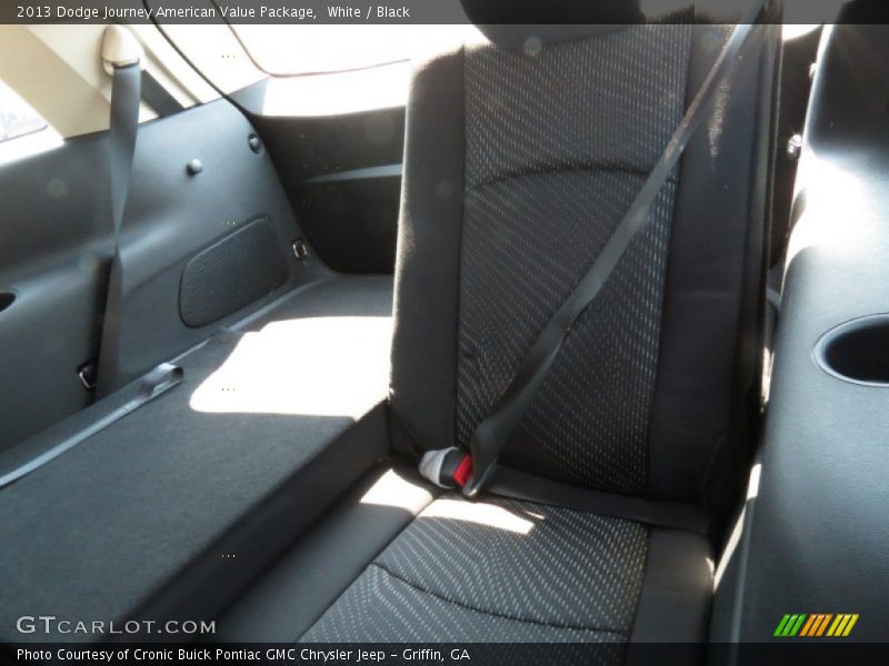 White / Black 2013 Dodge Journey American Value Package