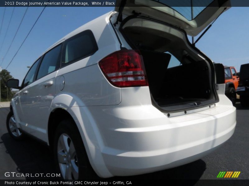 White / Black 2013 Dodge Journey American Value Package