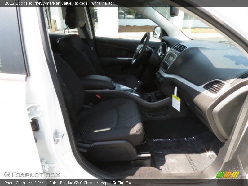 White / Black 2013 Dodge Journey American Value Package