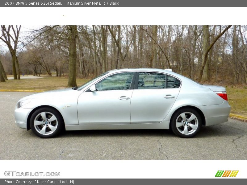  2007 5 Series 525i Sedan Titanium Silver Metallic