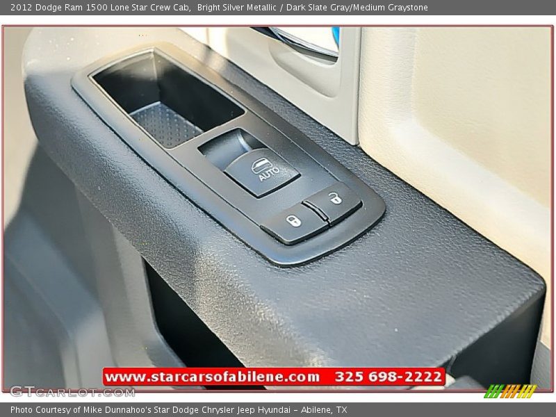 Bright Silver Metallic / Dark Slate Gray/Medium Graystone 2012 Dodge Ram 1500 Lone Star Crew Cab