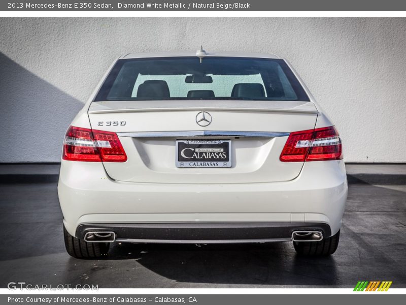 Diamond White Metallic / Natural Beige/Black 2013 Mercedes-Benz E 350 Sedan