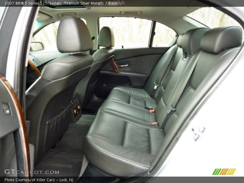 Rear Seat of 2007 5 Series 525i Sedan
