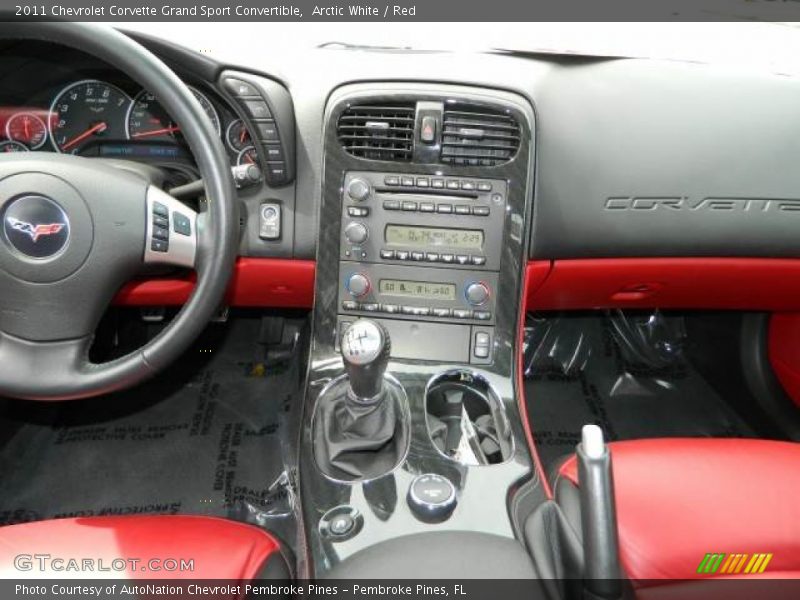 Controls of 2011 Corvette Grand Sport Convertible