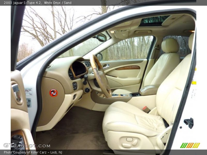 Front Seat of 2003 S-Type 4.2