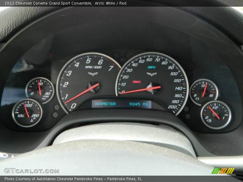  2011 Corvette Grand Sport Convertible Grand Sport Convertible Gauges