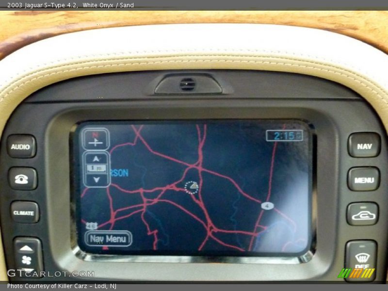 Navigation of 2003 S-Type 4.2