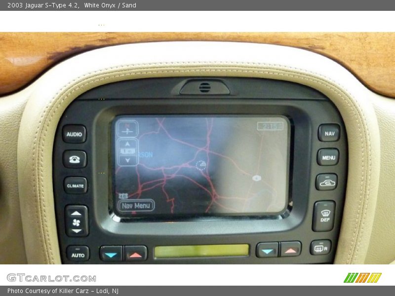 Navigation of 2003 S-Type 4.2