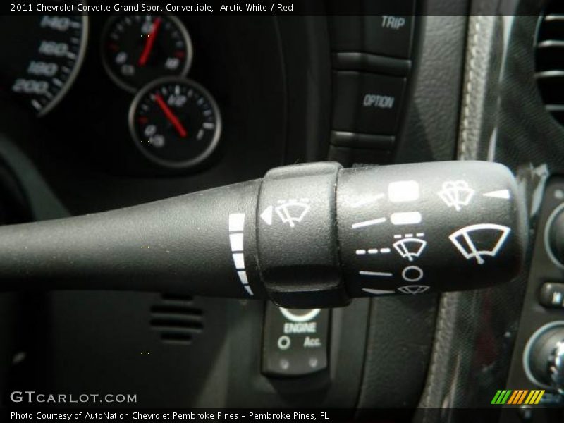 Controls of 2011 Corvette Grand Sport Convertible