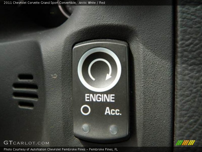 Controls of 2011 Corvette Grand Sport Convertible