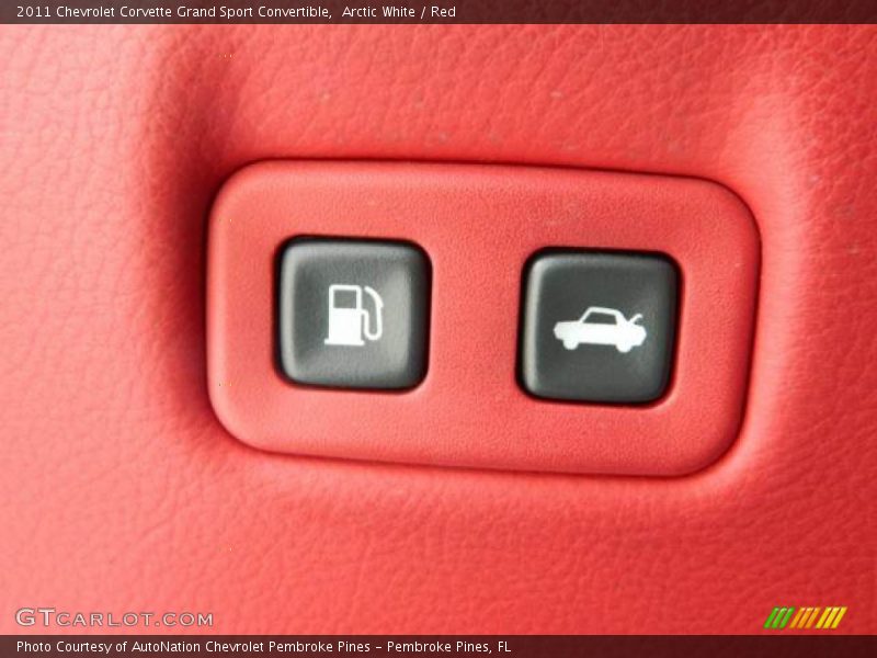 Controls of 2011 Corvette Grand Sport Convertible
