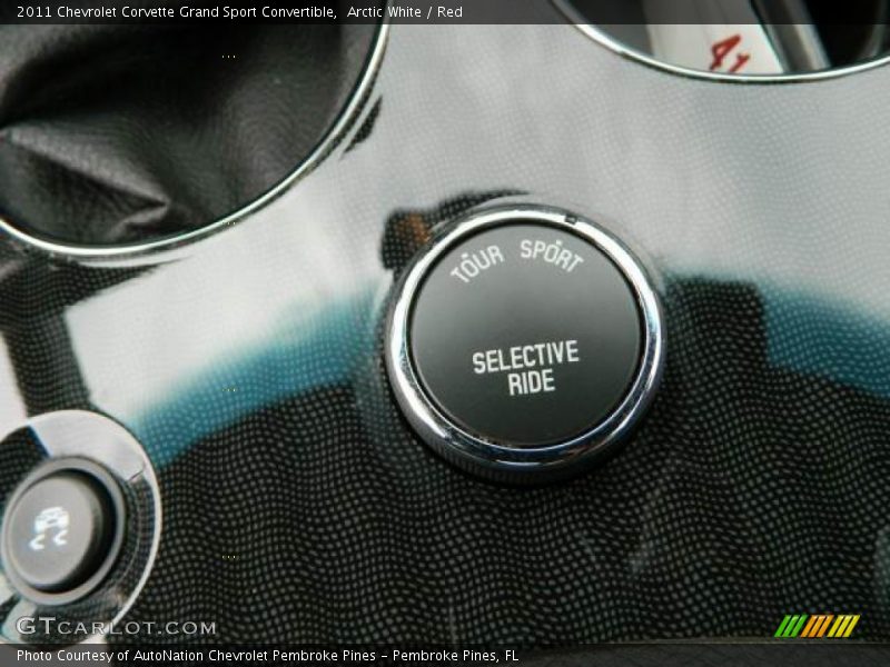 Controls of 2011 Corvette Grand Sport Convertible