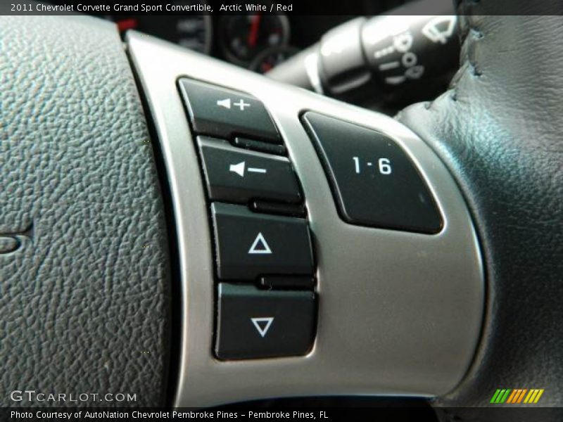 Controls of 2011 Corvette Grand Sport Convertible