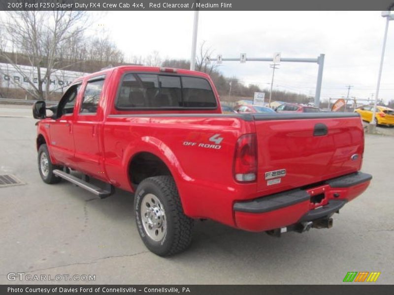 Red Clearcoat / Medium Flint 2005 Ford F250 Super Duty FX4 Crew Cab 4x4