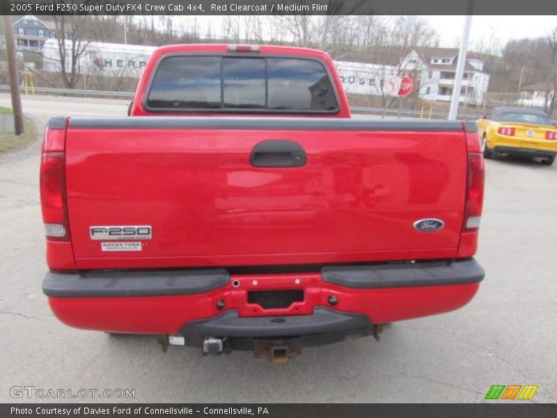 Red Clearcoat / Medium Flint 2005 Ford F250 Super Duty FX4 Crew Cab 4x4