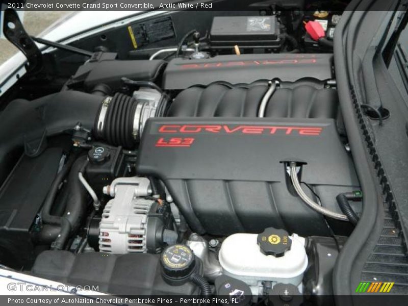  2011 Corvette Grand Sport Convertible Engine - 6.2 Liter OHV 16-Valve LS3 V8