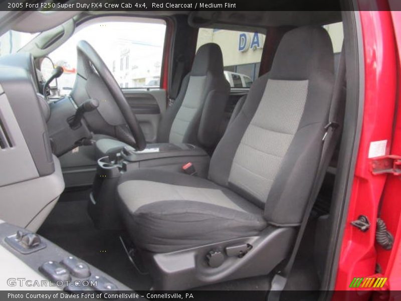 Red Clearcoat / Medium Flint 2005 Ford F250 Super Duty FX4 Crew Cab 4x4