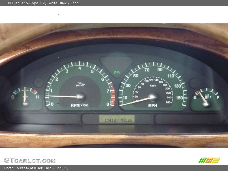  2003 S-Type 4.2 4.2 Gauges